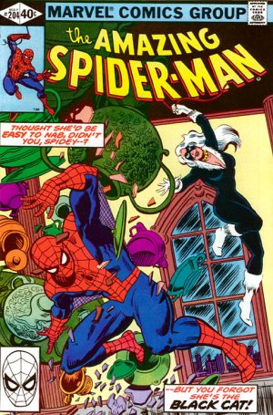 couverture, jaquette The Amazing Spider-Man 204  - The Black Cat Always Lands On Her Feet!Issues V1 (1963 - 1998) (Marvel) Comics