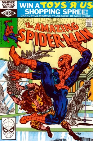 couverture, jaquette The Amazing Spider-Man 209  - To Salvage My Honor!Issues V1 (1963 - 1998) (Marvel) Comics