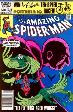 couverture, jaquette The Amazing Spider-Man 224  - Let Fly These Aged Wings!Issues V1 (1963 - 1998) (Marvel) Comics