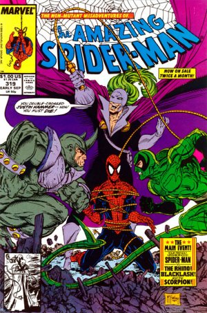 couverture, jaquette The Amazing Spider-Man 319  - The Scorpion's Tail Of Woe!Issues V1 (1963 - 1998) (Marvel) Comics