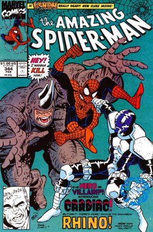 couverture, jaquette The Amazing Spider-Man 344  - Hearts And PowersIssues V1 (1963 - 1998) (Marvel) Comics