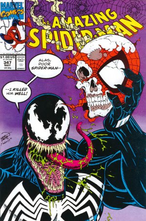couverture, jaquette The Amazing Spider-Man 347  - The Boneyard Hop!Issues V1 (1963 - 1998) (Marvel) Comics