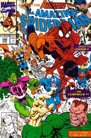 couverture, jaquette The Amazing Spider-Man 348  - Righteous SandIssues V1 (1963 - 1998) (Marvel) Comics