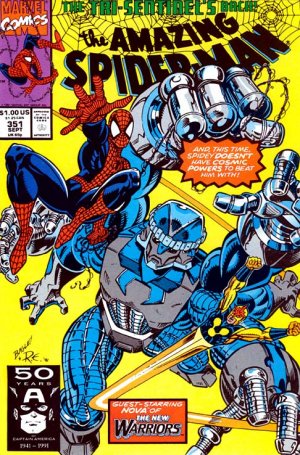couverture, jaquette The Amazing Spider-Man 351  - The Three Faces of Evil!Issues V1 (1963 - 1998) (Marvel) Comics