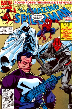 couverture, jaquette The Amazing Spider-Man 355  - Total Eclipse of the Moon... KnightIssues V1 (1963 - 1998) (Marvel) Comics