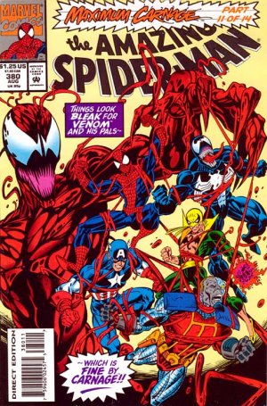 couverture, jaquette The Amazing Spider-Man 380  - Maximum Carnage, Part 11 of 14: Soldiers of HopeIssues V1 (1963 - 1998) (Marvel) Comics
