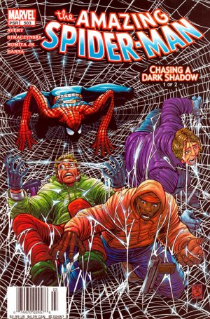couverture, jaquette The Amazing Spider-Man 503  - Chasing a Dark ShadowIssues V1 Suite (2003 - 2013) (Marvel) Comics