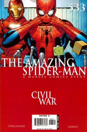 couverture, jaquette The Amazing Spider-Man 533  - The Night the War Came Home Part Two of SixIssues V1 Suite (2003 - 2013) (Marvel) Comics