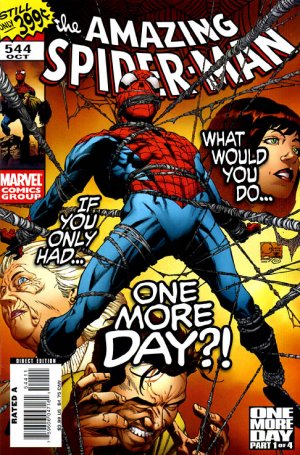 couverture, jaquette The Amazing Spider-Man 544  - One More Day Part 1Issues V1 Suite (2003 - 2013) (Marvel) Comics