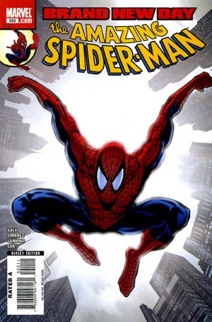 couverture, jaquette The Amazing Spider-Man 552  - Just Blame Spider-ManIssues V1 Suite (2003 - 2013) (Marvel) Comics