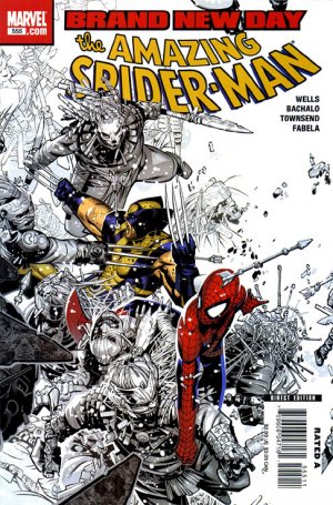 couverture, jaquette The Amazing Spider-Man 555  - Sometimes It Snows In avrilIssues V1 Suite (2003 - 2013) (Marvel) Comics