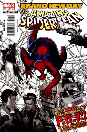 couverture, jaquette The Amazing Spider-Man 564  - Threeway Collision!Issues V1 Suite (2003 - 2013) (Marvel) Comics
