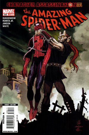 couverture, jaquette The Amazing Spider-Man 585  - Character Assassination, Part 2Issues V1 Suite (2003 - 2013) (Marvel) Comics