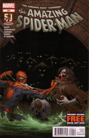 couverture, jaquette The Amazing Spider-Man 690  - No Turning Back Part 3: Natural StateIssues V1 Suite (2003 - 2013) (Marvel) Comics
