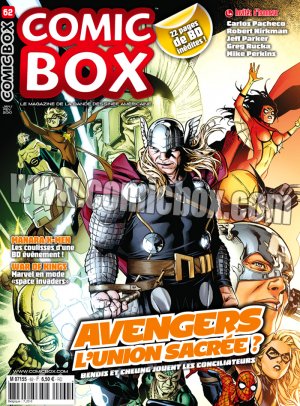 Comic Box 62 - AVENGERS, L'UNION SACREE : BENDIS ET CHEUNG JOUENT LES CONCILIATEURS