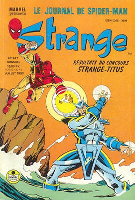 couverture, jaquette Strange 247  - strangeKiosque Suite (1989 - 1998) (SEMIC BD) Comics