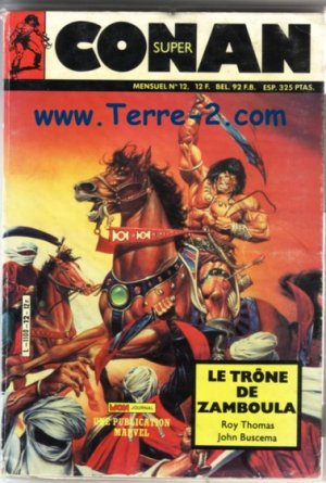 couverture, jaquette Super Conan 12 Kiosque (1985 - 1990) (Aventures et voyages) Comics