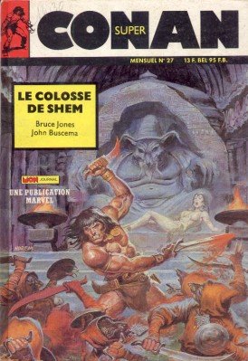 couverture, jaquette Super Conan 27 Kiosque (1985 - 1990) (Aventures et voyages) Comics