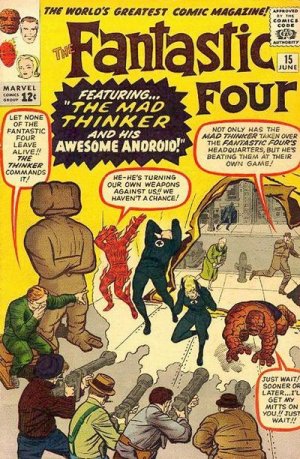 Fantastic Four 15 - The Mad Thinker and His Awesome Android !