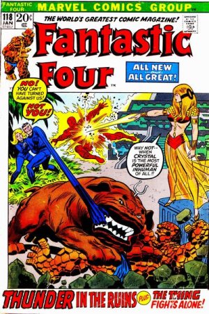 couverture, jaquette Fantastic Four 118  - Thunder in the Ruins !Issues V1 (1961 - 1996) (Marvel) Comics