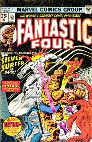 couverture, jaquette Fantastic Four 155  - Battle Royal !Issues V1 (1961 - 1996) (Marvel) Comics