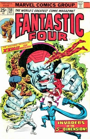 couverture, jaquette Fantastic Four 158  - Invasion From the 5th (Count It, 5th!) DimensionIssues V1 (1961 - 1996) (Marvel) Comics
