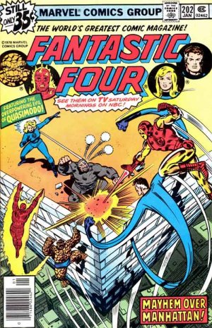 couverture, jaquette Fantastic Four 202  - There's One Iron Man Too Many!Issues V1 (1961 - 1996) (Marvel) Comics