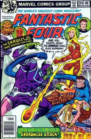 couverture, jaquette Fantastic Four 204  - The Andromeda Attack!Issues V1 (1961 - 1996) (Marvel) Comics