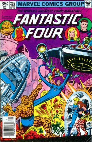 couverture, jaquette Fantastic Four 205  - When Worlds Die!Issues V1 (1961 - 1996) (Marvel) Comics