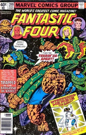 couverture, jaquette Fantastic Four 209  - Trapped in the Sargasso of Space!Issues V1 (1961 - 1996) (Marvel) Comics