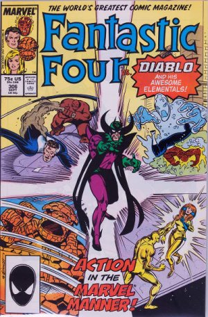 couverture, jaquette Fantastic Four 306  - The Marvel Rage!Issues V1 (1961 - 1996) (Marvel) Comics