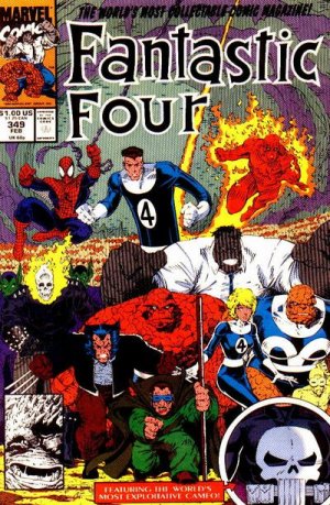 couverture, jaquette Fantastic Four 349  - Eggs Got Legs! ...Or Love Conquers All!Issues V1 (1961 - 1996) (Marvel) Comics