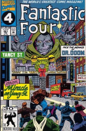 couverture, jaquette Fantastic Four 361  - Miracle on Yancy Street!Issues V1 (1961 - 1996) (Marvel) Comics