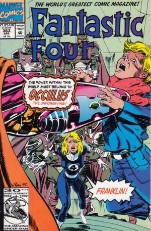 couverture, jaquette Fantastic Four 363  - Innerverse!Issues V1 (1961 - 1996) (Marvel) Comics