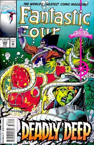 couverture, jaquette Fantastic Four 385  - Into the Deep!Issues V1 (1961 - 1996) (Marvel) Comics