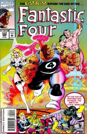 couverture, jaquette Fantastic Four 386  - And Then Came DespairIssues V1 (1961 - 1996) (Marvel) Comics