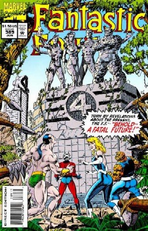 couverture, jaquette Fantastic Four 389  - Behold a Fatal Future!Issues V1 (1961 - 1996) (Marvel) Comics