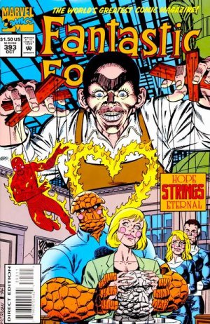 couverture, jaquette Fantastic Four 393  - Hope Strings EternalIssues V1 (1961 - 1996) (Marvel) Comics