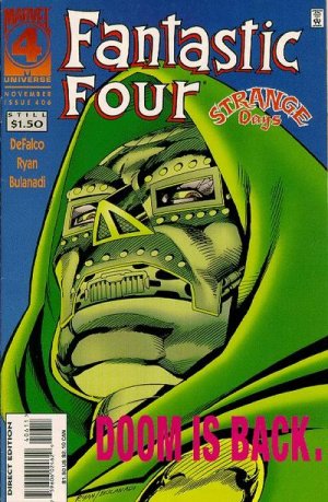 couverture, jaquette Fantastic Four 406  - Doom Quest!Issues V1 (1961 - 1996) (Marvel) Comics