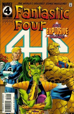 couverture, jaquette Fantastic Four 410  - The Ties That Bind!Issues V1 (1961 - 1996) (Marvel) Comics