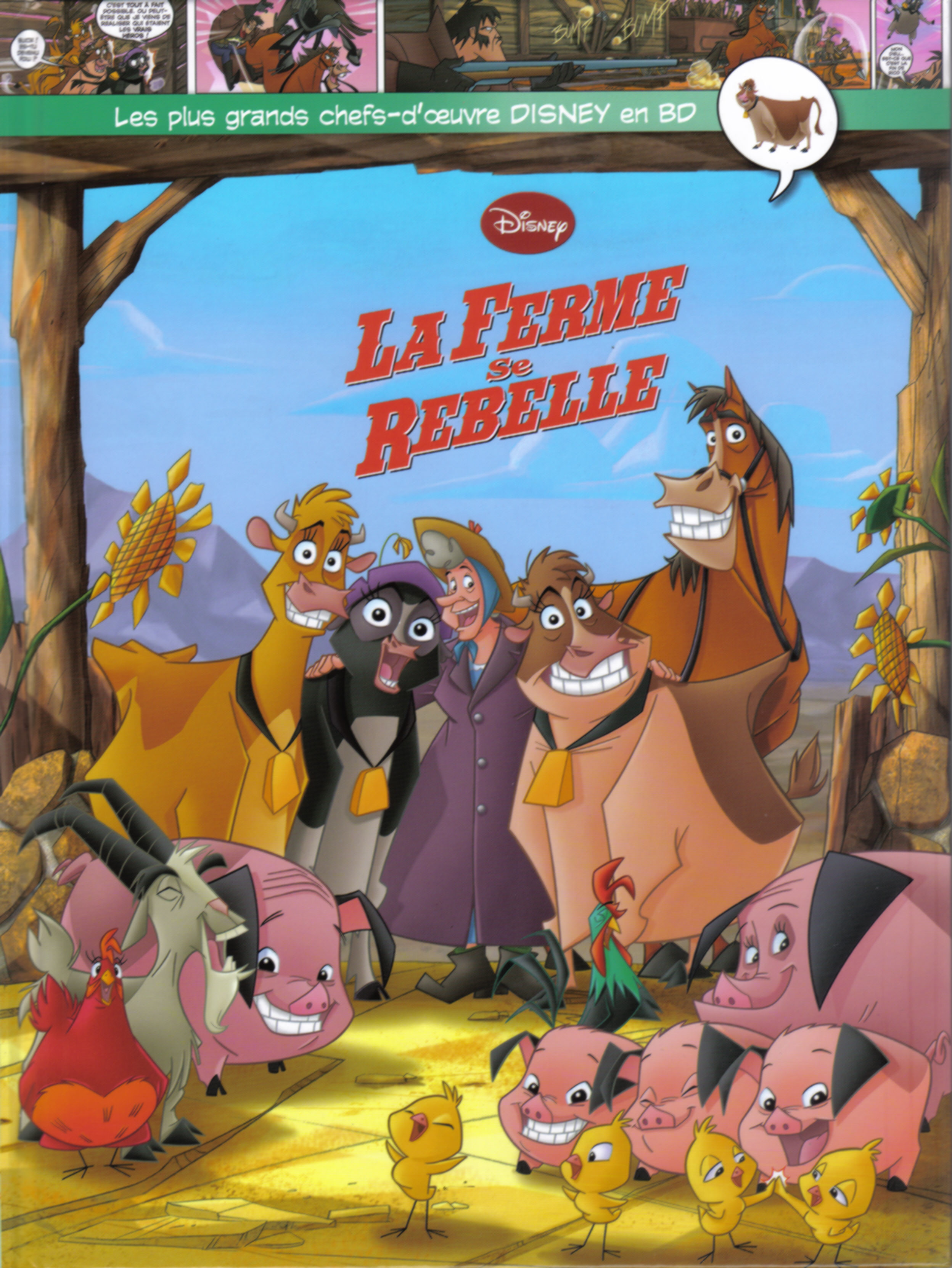 Les Chefs D Oeuvre De Walt Disney Les plus grands chefs-d'oeuvre Disney en BD 39 La Ferme se Rebelle