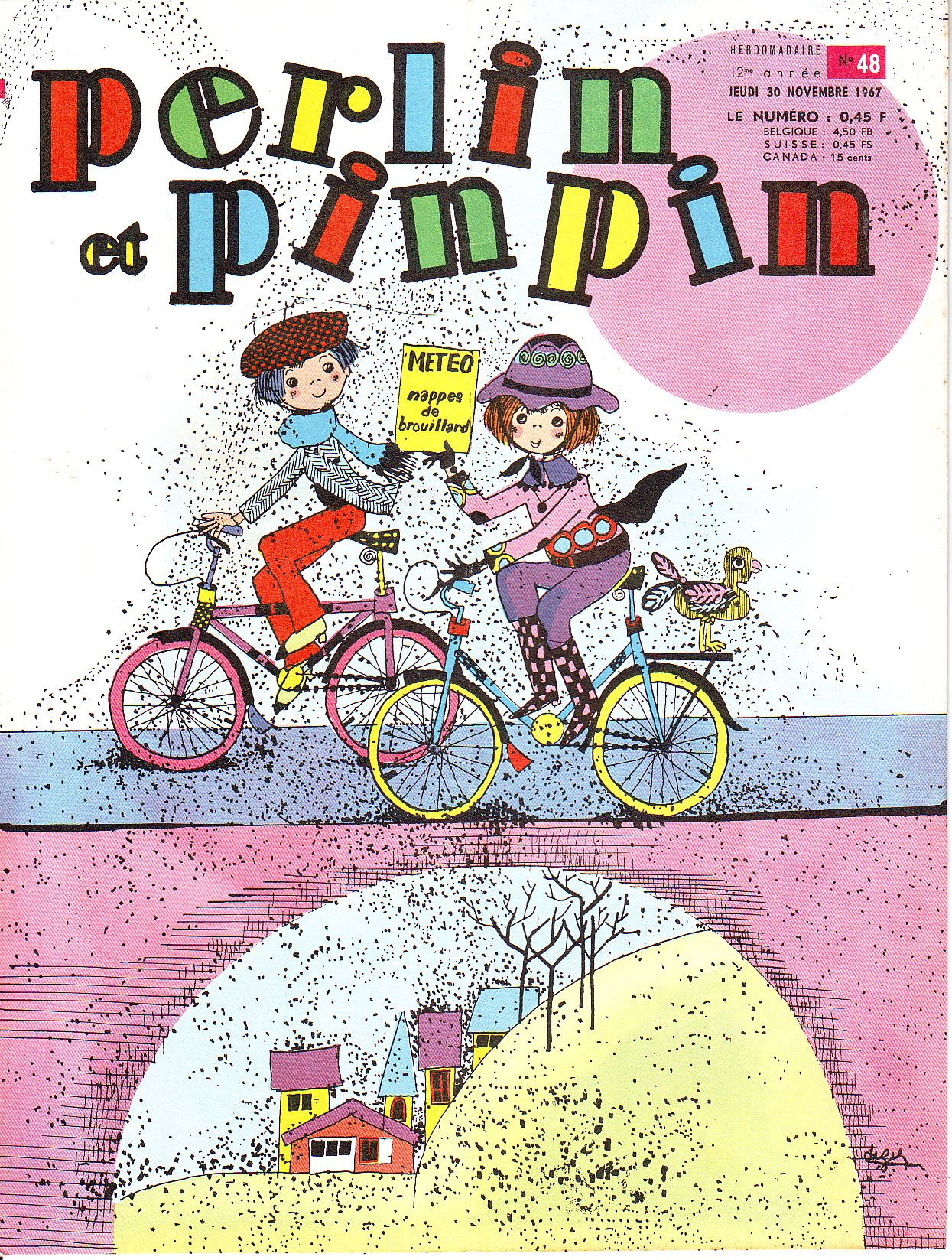 Perlin et Pinpin 48 12ème année (1967) (Fleurus BD)