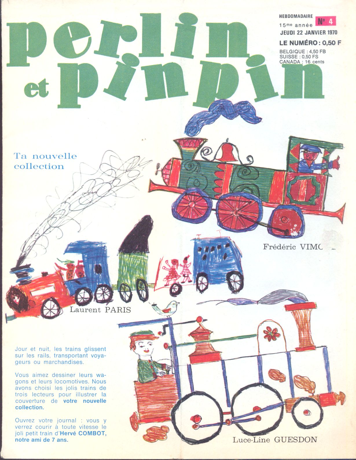 Perlin et Pinpin 4 14ème année (1969) (Fleurus BD)