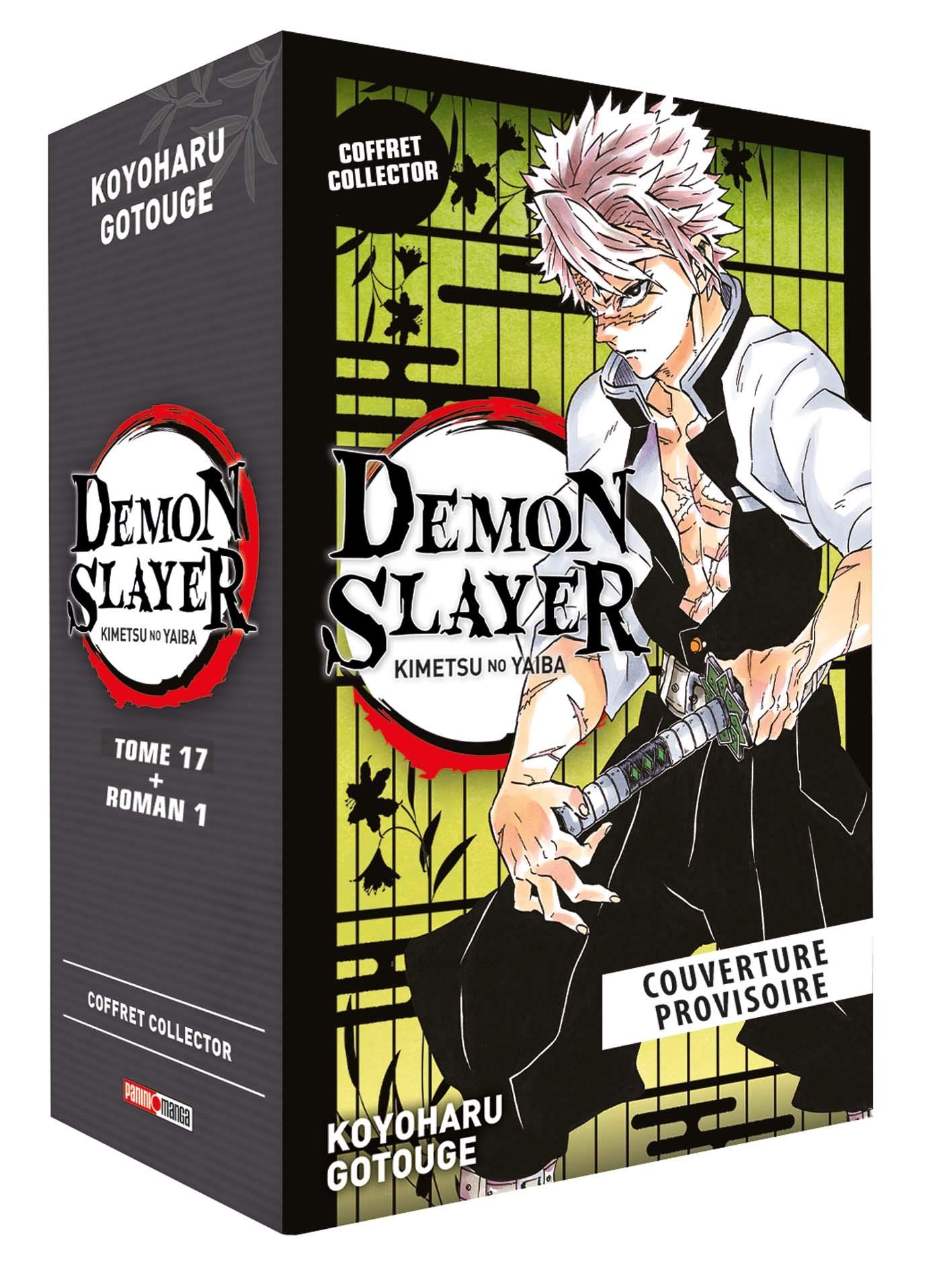 Demon slayer 1 Tome 17 + Roman 1 coffret + roman (Panini manga)
