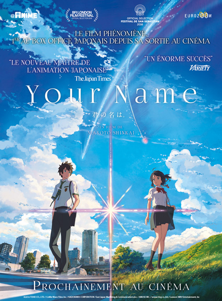 Your Name arrive au cinéma en France