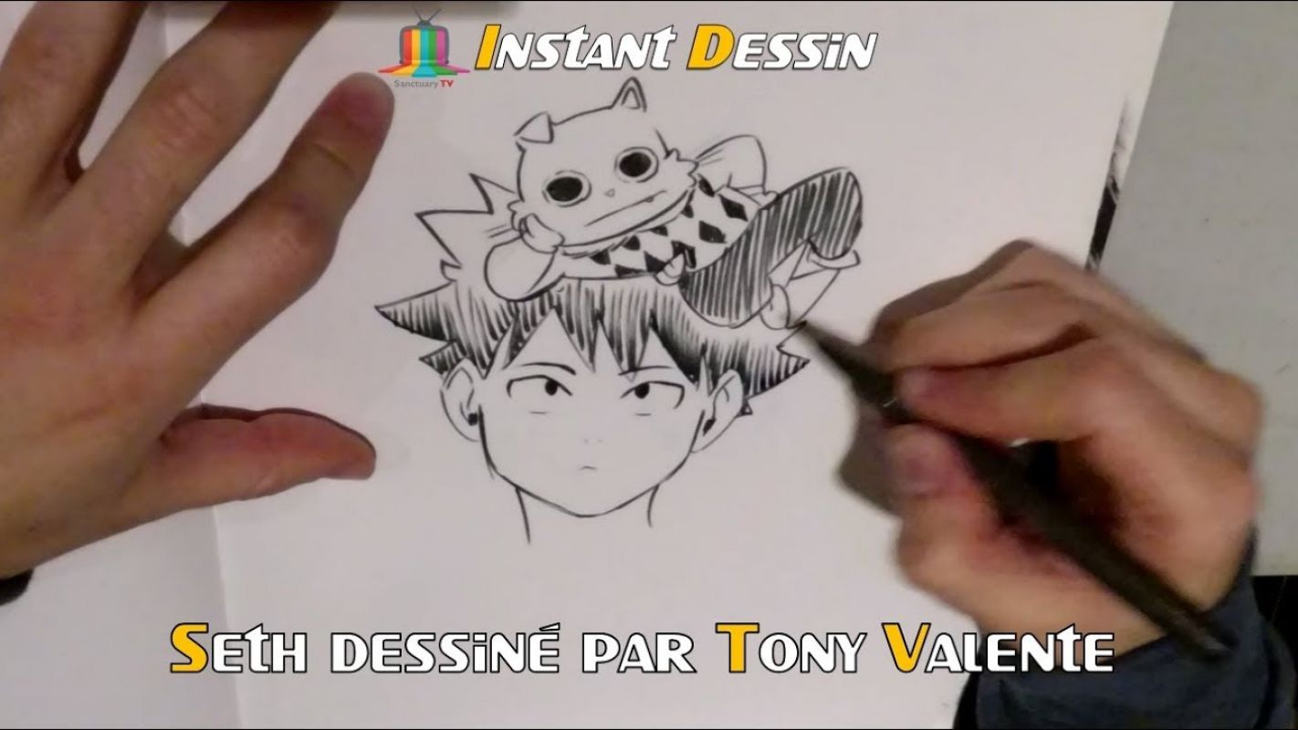 Instant dessin : Tony Valente dessine Seth