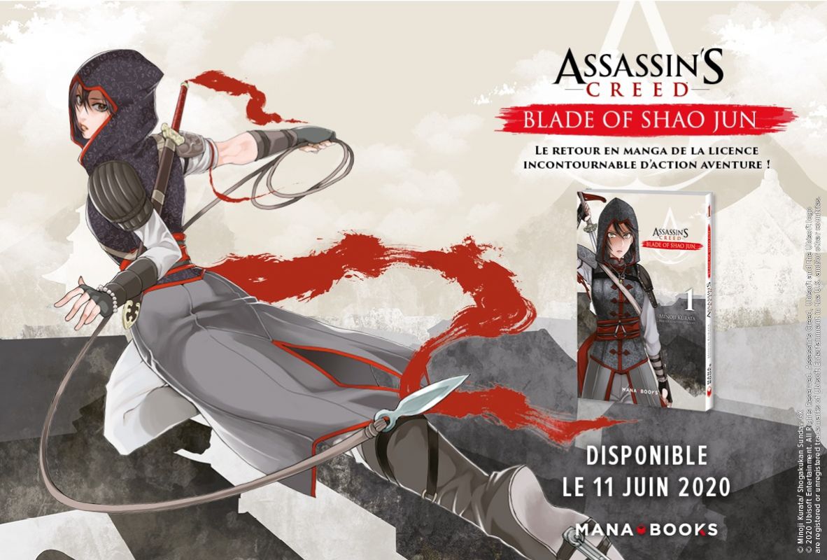 Assassin's Creed : Blade of Shao Jun chez Mana Books