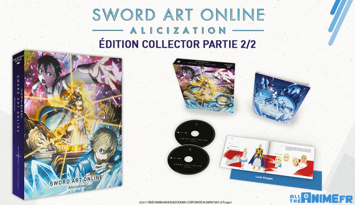 La partie 2 de l'animé Sword Art Online Alicization arrive en DVD/Blu-ray en 2021 ! 