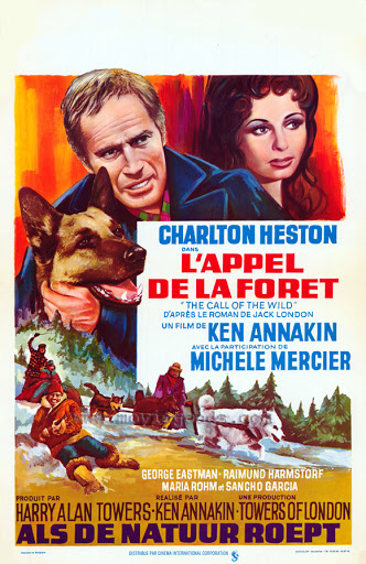WESTERN L'Appel de la forêt DVD 1972 Jack LONDON/Charlton HESTON/Michèle  MERCIER