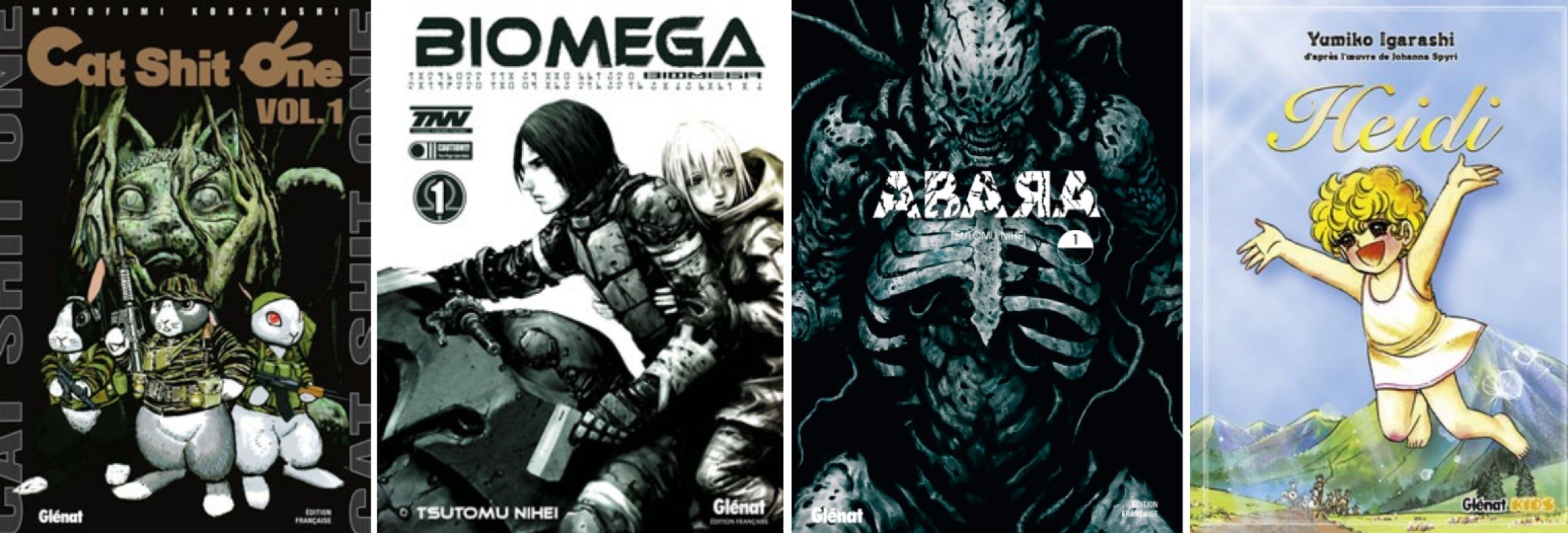 4 mangas retirés du catalogue de Glénat